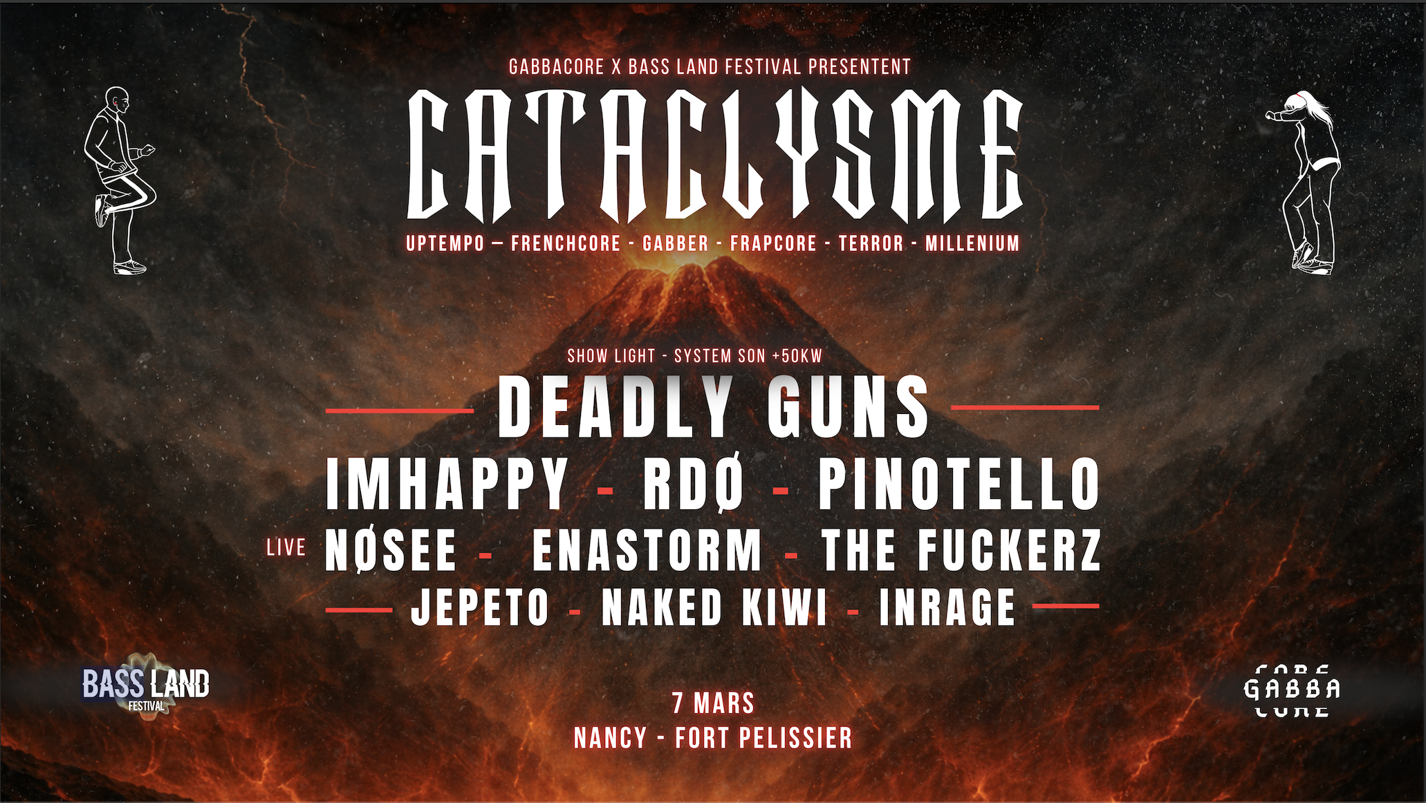 Gabbacore & Bass Land Festival présentent : Cataclysme